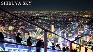 𝟜𝕂✨Super Sparkling Night View in Winter Clean Air at Shibuya Sky in 𝕊𝕙𝕚𝕓𝕦𝕪𝕒, 𝕋𝕠𝕜𝕪𝕠 𝕁𝕒𝕡𝕒𝕟 2024