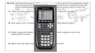 2A.2 Part 2 #12 - #14 Geometric Sequences