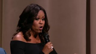 Michelle Obama brings book tour to Detroit, gives inspiring speech