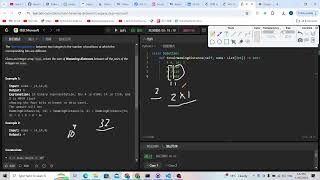 Leetcode 477. Total Hamming Distance (bit manipulation)