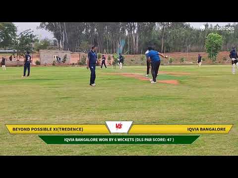 Partido de críquet en vivo más allá de lo posible XI (Tredence) vs IQVIA BANGALORE 21-jul-24 07:25 a.m. 20 overs