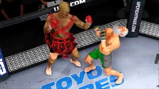 Martian Manhunter vs. Old Bruce Lee - EA sports UFC 4