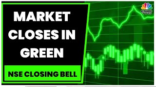 The Stock Market Closes In Green, Nifty Above 17,700 | NSE Closing Bell | CNBC-TV18