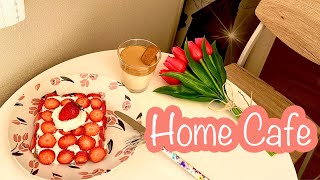 お家カフェ/いちごトースト/自分のペースで/vlog