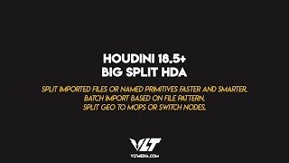 Houdini 18.5 | Big Split HDA Instructions