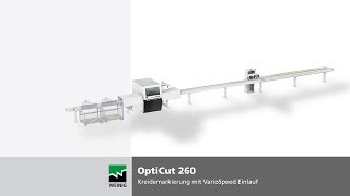 OptiCut 260 | Optimierkappsäge für leistungsorientierten Zuschnitt - WEINIG