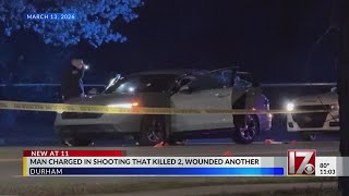 Man arrested in Durham triple shooting that left 2 dead, 1 hurt, records show