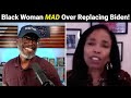 Black Woman MELTS DOWN Over Kamala Harris NOT Replacing Joe Biden!