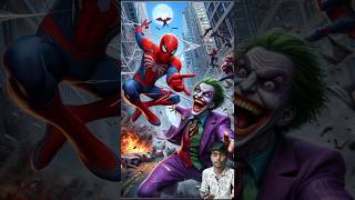 Shiva Superhero: God of Destruction vs Spider-Man, Captain America, Venom \u0026 Joker#shorts #spiderman