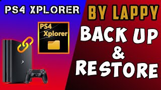 How to Back Up & Restore Game on PS4 (New) I No Delete Game After Fix Rebuild Database I PS4 Xplorer