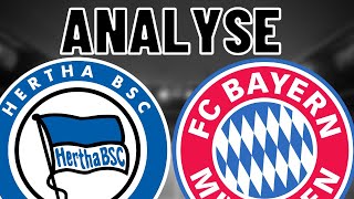 Analyse I Fc Bayern vs Hertha Berlin