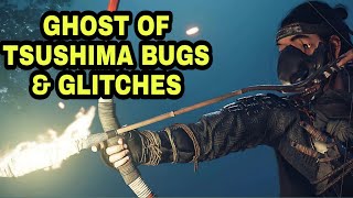 GHOST OF TSUSHIMA BUGS AND GLITCHES COMPILATION #GhostofTsusima #PS5 #PLAYSTATION #PS4 #SUCKERPUNCH