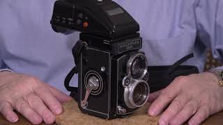 Rolleiflex F2.8 GX with Hasselblad View Finder