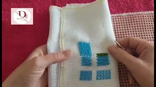 Κέντημα Bελονιά κομπλέν tutorial goblen stitch lesson embroidery