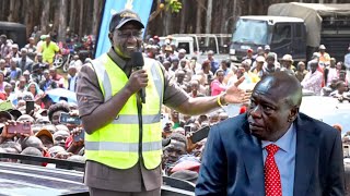 ''WEWE UMENIZOEA SANA, UTALALA JELA SIKU MOJA,'' ANGRY PRESIDENT RUTO HITS HARD AT GACHAGUA!