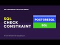 Introducing Check Constraints | SQL Fundamentals with PostgreSQL