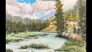 Part 3 Warm Light Outlet landscape painting with George Coll