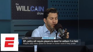 Will Cain: NFL national anthem policy about business, not about Donald Trump | Will Cain Show | ESPN