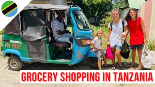 Our family grocery shopping experience in TANZANIA