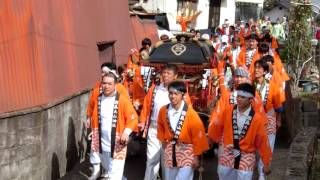 土生町秋祭り神輿の巡幸