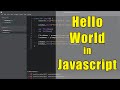 Hello World in Javascript - Using the Brackets Editor