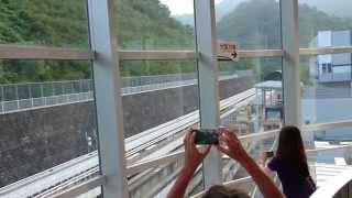 リニアモーターカー500Km/h走行試験　Maglev 500Km / h running test