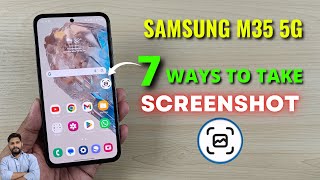 Samsung M35 5G : How To Take Screenshot