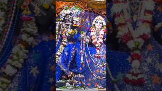 Radha Krishna Dressed Blue👗 ll রাধাকৃষ্ণ নীল রঙের অপরুপ সাজসজ্জা  ll 🦚 राधे राधे🦚 🪈🛕🦚📿 जय श्री कृष्ण