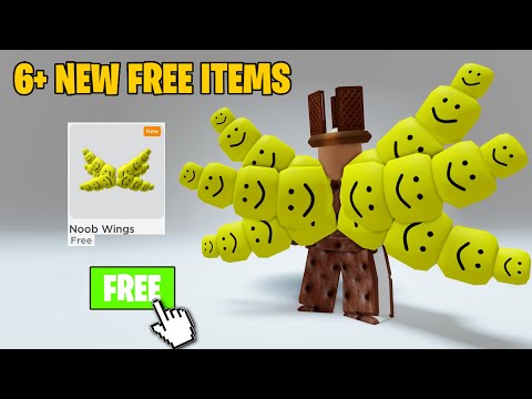 HURRY! GET 6 FREE ITEMS IN ROBLOX 2023
