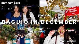 EXPLORING BAGUIO CITY: burnham park, night market, sm mall, rose garden, grotto, aqua café