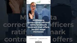 Minnesota correctional officers ratify landmark contract