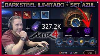 MINERE DARK STEEL ILIMITADAMENTE + CRAFT DE SET AZUL! REVELADO O SEGREDO! FATURE  $$$ - MIR4 NFT