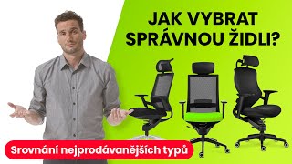 Jak vybrat správnou židli k pc? Porovnali jsme nejprodávanější typy židlí.