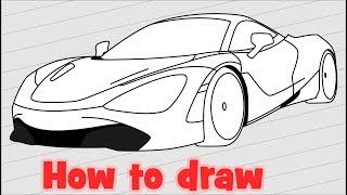 Mclaren 720s Coloring Pages - Supercars Gallery