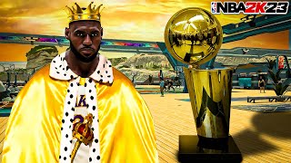 THE MOST *OVERPOWERED* LEBRON JAMES BUILD IN NBA 2K23 (USE NOW‼️)