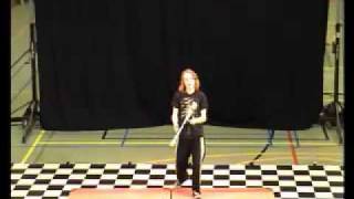 NK Jongleren 2010 Devilstick Freestyle Thomas 4th place