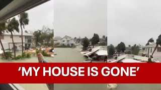 Hurricane Ian damage and flooding in Fort Myers, Florida - 'My house is gone'
