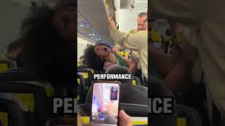 Woman has a dramatic freakout on the plane