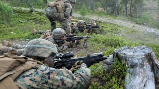 Marines, Corpsmen Conduct Fire, Movement In Norway