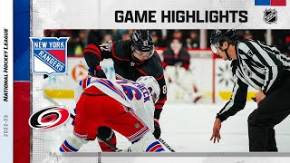 Rangers @ Hurricanes 2/11 | NHL Highlights 2023