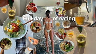 Full day of eating | what I eat while trying to intermittent fast, Whole Foods + healthy meals