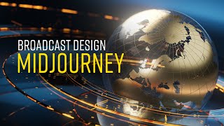 Design a NEWS INTRO in MIDJOURNEY & AFTER EFFECTS | Broadcast Design Workflow with AI
