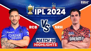 Srh vs RCB Full Highlights match|| #virat #rajatpatdar #fduplesi #patcummins #highlits