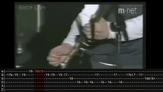 RHCP - Minor Thing solo live - Seoul, Korea 2002