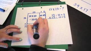 How to Multiply using Rectangle Section Method
