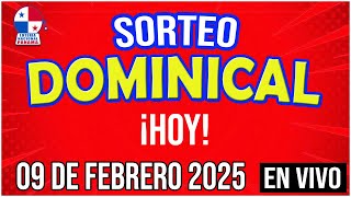 🔰🔰 EN VIVO LOTERIA SORTEO DOMINICAL 09 de Febrero 2025 - Lotería Nacional de Panamá