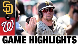 Padres vs. Nationals Game Highlights (8/14/22) | MLB Highlights