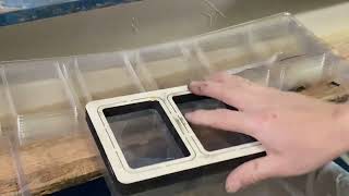 Small batch electronic product small tray vacuum forming process record