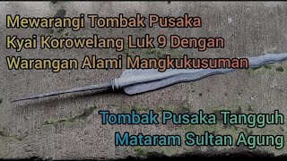 Mewarangi Tombak Pusaka Kyai Korowelang Sultan Agung