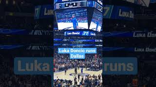 Luka Doncic Welcomes the Dallas Mavericks fans for the Home Opener v Memphis Grizzlies #MFFL #Shorts